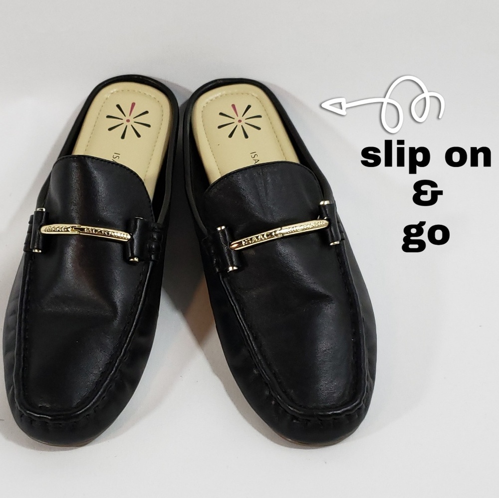 NWOT Leather Mule Moccasins